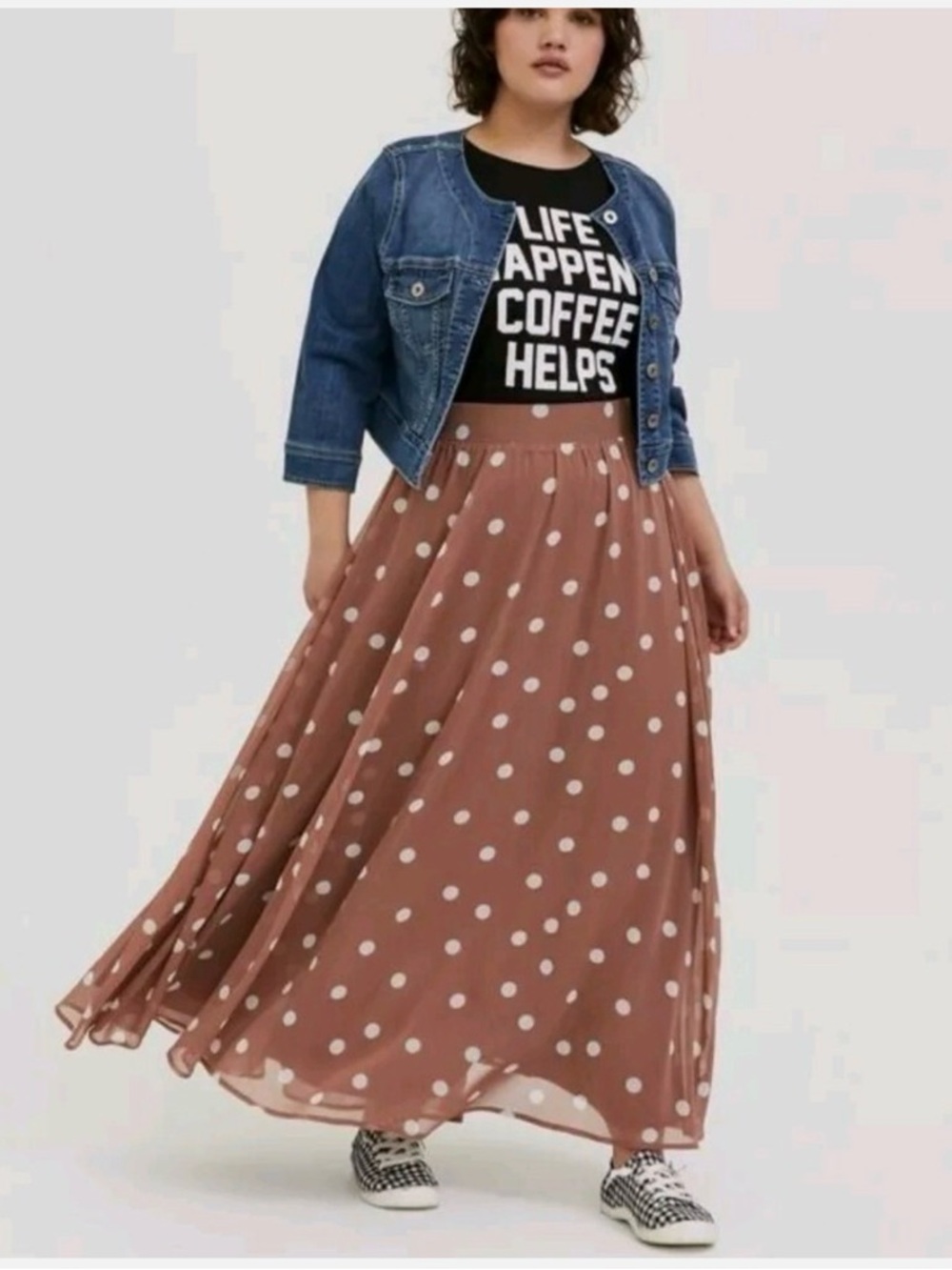 Torrid Polka Dot Maxi Skirt - 2